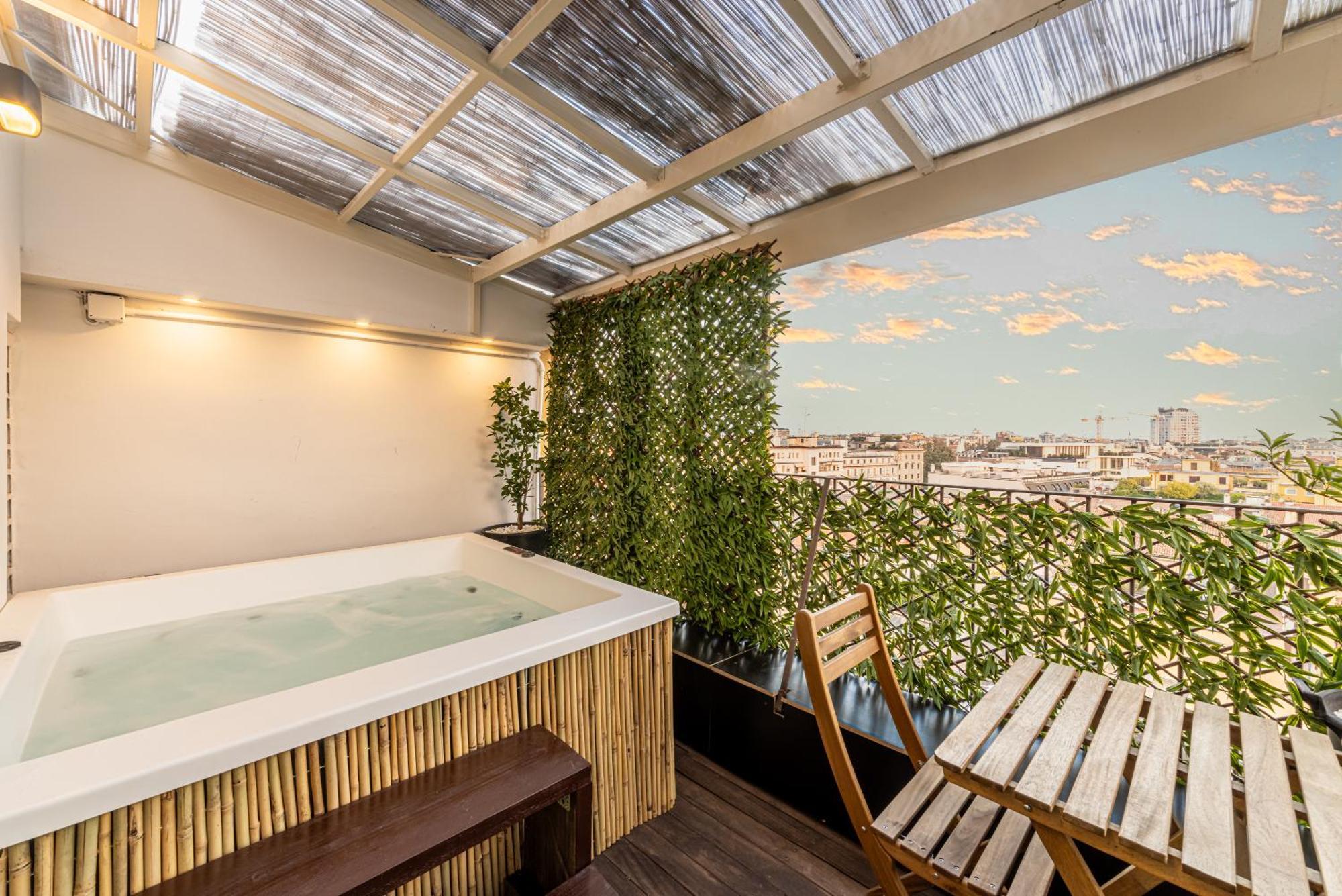 Apartment Luxury Penthouse With Jacuzzi & 360 View Rooftop Mailand